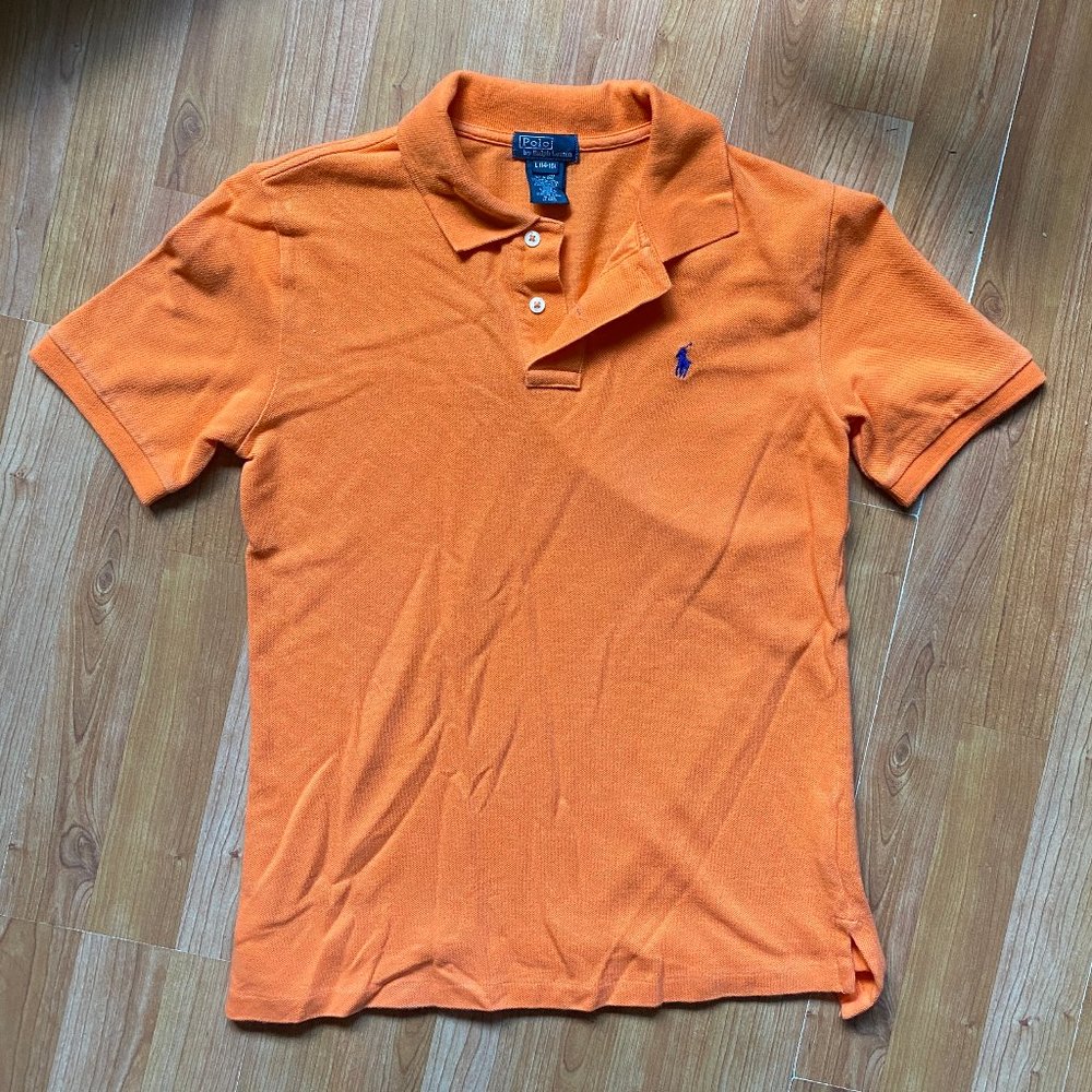 Polo by Ralph Lauren orange polo L 14-16